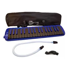 Escaleta Spring Sg-37 Azul 37 Teclas Pretas Piânica Com Capa Foto mini 1