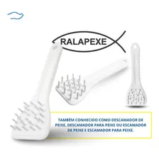 Escamador De Peixe Xingu Ralapexe Durável Não Enferruja Cor Branco Foto mini 3