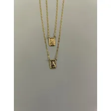 Escapulário Corrente Piastrine 60 Cm Ouro 18k 750 Cor Amarelo Aqua Jóias Foto mini 2