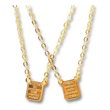 Escapulario Duplo Feminino Banhado Nossa Senhora Do Carmo Cor Dourado Foto  mini 1
