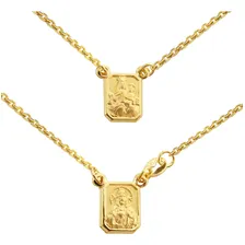 Escapulário Em Ouro 18k 60cm Cor Amarelo Foto mini 1