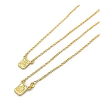 Escapulario Em Ouro 18k Cartier Masculino Corrente Cordão Cor Amarelo Foto mini 2