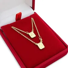 Escapulario Em Ouro 18k Cartier Masculino Corrente Cordão Cor Amarelo Foto mini 3