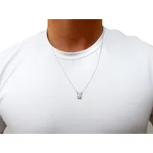 Escapulário Em Ouro Branco 18k Cartier Unissex Dupla Face Foto mini 4