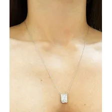 Escapulário Em Ouro Branco 18k Cartier Unissex Dupla Face Foto mini 3