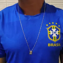Escapulário Em Prata 925 Nossa Senhora Aparecida Masculino Foto mini 2