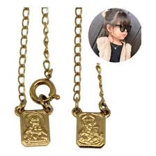 Escapulário Infantil Retangular Mini - Folheado À Ouro 18k Cor Dourado Foto  mini 1
