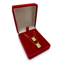 Escapulario Ouro 18k Cartier Corrente Cordão Masculino Cor Dourado Foto mini 2