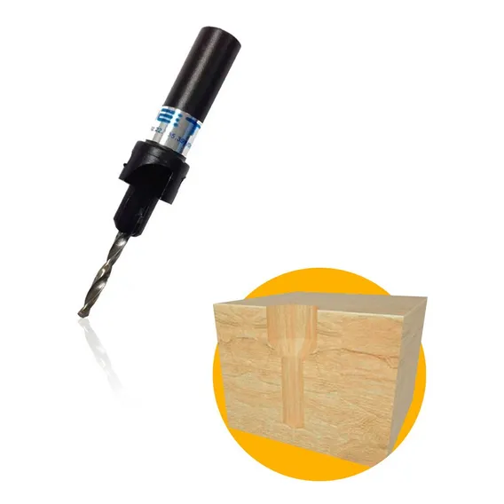Escareador C么nico Haste 7mm Broca 3mm Furo 10mm R2389 Foto 1