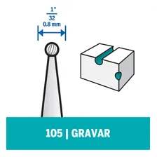 Escariador Circular 105 Para Gravação C/ 2 Peças Dremel Foto mini 4