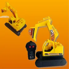 Escavadeira Trator Carrinho Controle Remoto Brinquedo Menino Foto mini 2