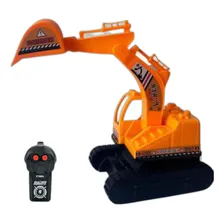 Escavadeira Trator Carrinho Controle Remoto Brinquedo Menino Foto mini 1