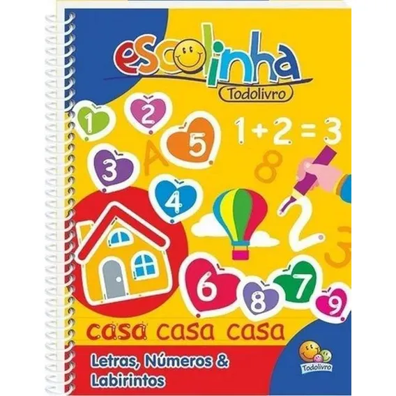 Escolinha Todolivro Letras, Números E Labirintos - Educativo Foto 1