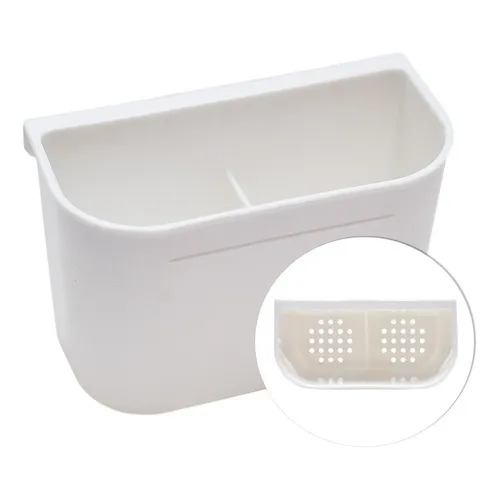 Escorredor 20 Pratos Inox Branco Com Porta Talheres Foto 1