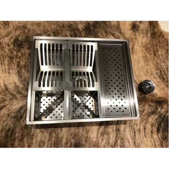 Escorredor Calha Inox Varanda Gourmet Embutir Pia Granito Foto 1
