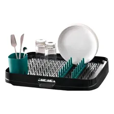Escorredor De Louças Tupperware Modular Suporte Talher/prato Cor Preto Foto mini 1