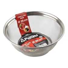 Escorredor De Macarrão Inox 25 Cm - Escorredor Multiuso Inox Foto  mini 1