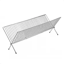 Escorredor De Pratos Orizontal 24 Pratos 47x 35 Cor Inox Foto mini  2