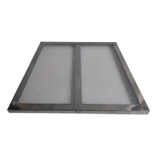 Escorredor Fritura Inox Bandeja 40x40x6cm Pastel Salgados Foto mini 3