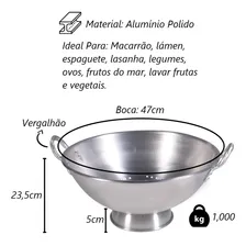 Escorredor Industrial P/ Arroz, Macarrão E Afins (21 Litros) Foto mini 2