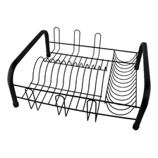 Escorredor Louça Tubular Preto 41x35,5cm Foto mini  2