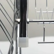 Escorredor Louças Cromado Porta Pratos Talheres E Copos Cor Prateado Foto mini 4