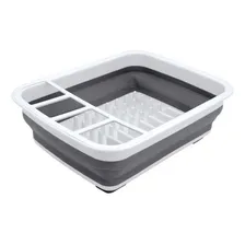 Escorredor Loucas Em Silicone Retratil Porta Copo Talheres Foto mini  2