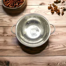 Escorredor Massa Em Aço Inox 32 Cm - Baccani Cor Cinza Foto mini 3