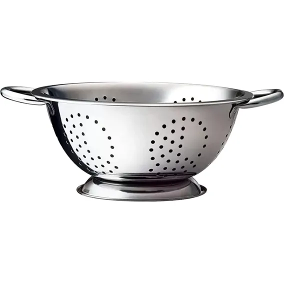 Escorredor Massa Em Aço Inox 32 Cm - Baccani Cor Cinza Foto 1