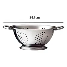 Escorredor Massas Macarrão 28 Cm Inox Attuale Foto mini 2
