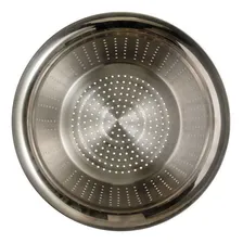 Escorredor Massas Macarrão Arroz Reforçado Aço Inox Foto mini 3
