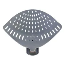 Escorredor Multiuso Acoplável/panela Arroz Macarrão Legumes Cor Cinza Foto mini 2