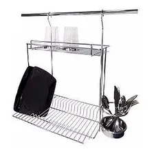 Escorredor Side Para 20 Pratos E Copos - Inox Jomer C贸d 3033 Foto mini 1