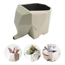 Escorredor Talheres Decorativo Cozinha Louça Elefante Cinza Foto mini 4