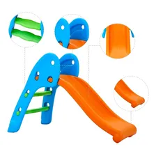 Escorregador Infantil 2 Degraus Homeplay Laranja E Azul Foto mini 3