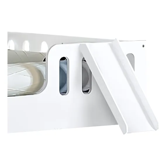 Escorregador Pequeno Divaloto M贸veis Para Cama Montessoriana Cor Branco Foto 1