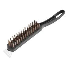 Escova Aço 4 Fileiras Com Raspador - Vonder Foto mini  2