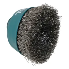 Escova A莽o Copo C么nico Arame Ondulado 65mm Makita D-77431 Foto mini 2