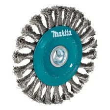 Escova Aço Reta Arame Torcido 125mm M14 Makita D-77540 Foto  mini 1