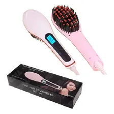 Escova Alisadora Fast Hair Straightener 230c Bivolt Hqt-906 Foto mini 1