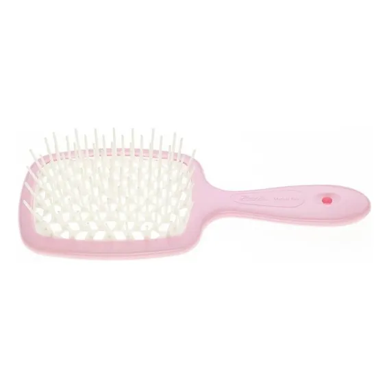 Escova Cabelo Modeladora Profissional Janeke Superbrush Rosa Foto 1