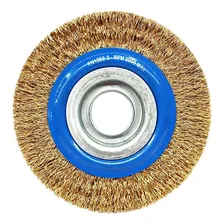 Escova Circular Aço Latonado Norton 152,4x19mm Foto mini 1