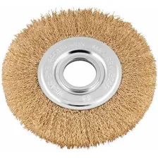 Escova Circular Aço Ondulada 6 X 1/2 Fertak Moto Esmeril Foto mini 2