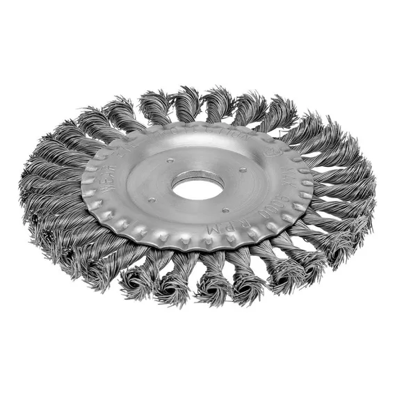 Escova Circular De Aço Carbono Trançada 150mm 746349 Mtx Foto 1