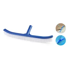 Escova Curva Com Cerdas Em Nylon Para Piscina Pronta Foto mini 1