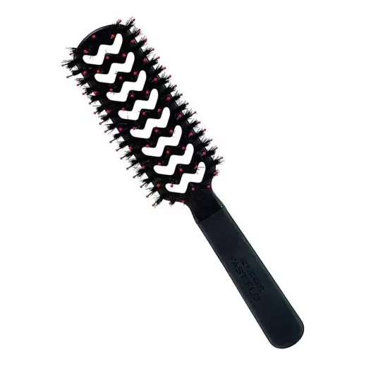 Escova De Cabelo Modeladora Jacaré Fast Flo Cricket Cor Preto Foto 1