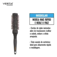 Escova De Cabelo Nano Silver Hot Ion 33 Vertix Foto mini 4