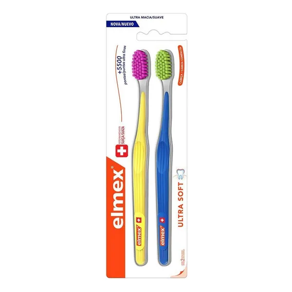 Escova De Dente Elmex Ultra Soft 2 Unidades Foto 1