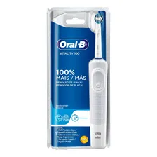 Escova de dentes elétrica eletrica Oral-B Precision Clean Vitality D12 branco/azul 127V - Foto  mini 1
