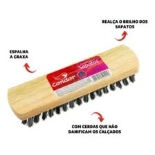Escova De Sapateiro Limpa Engraxa E Lustra Tam Grande Condor Foto mini  2
